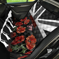 Remembrance Day Back Car Seat Cover Lest We Forget Poppy Flower - Wonder Print Shop