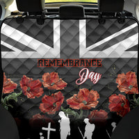 Remembrance Day Back Car Seat Cover Lest We Forget Poppy Flower - Wonder Print Shop