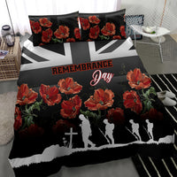 Remembrance Day Bedding Set Lest We Forget Poppy Flower - Wonder Print Shop