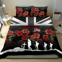 Remembrance Day Bedding Set Lest We Forget Poppy Flower - Wonder Print Shop