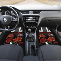 Remembrance Day Car Mats Lest We Forget Poppy Flower - Wonder Print Shop