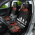 Remembrance Day Car Seat Cover Lest We Forget Poppy Flower - Wonder Print Shop