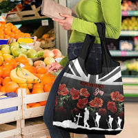 Remembrance Day Grocery Bag Lest We Forget Poppy Flower