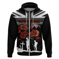 Remembrance Day Hoodie Lest We Forget Poppy Flower - Wonder Print Shop