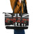 Remembrance Day Leather Tote Bag Lest We Forget Poppy Flower - Wonder Print Shop