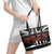Remembrance Day Leather Tote Bag Lest We Forget Poppy Flower - Wonder Print Shop