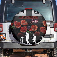 Remembrance Day Spare Tire Cover Lest We Forget Poppy Flower - Wonder Print Shop