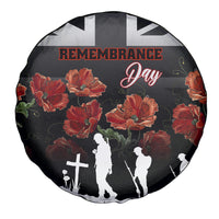 Remembrance Day Spare Tire Cover Lest We Forget Poppy Flower - Wonder Print Shop