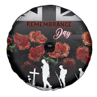 Remembrance Day Spare Tire Cover Lest We Forget Poppy Flower - Wonder Print Shop