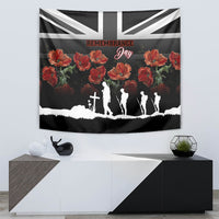 Remembrance Day Tapestry Lest We Forget Poppy Flower - Wonder Print Shop