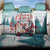 Canada Santa Playing Hockey Back Car Seat Cover - Wonder Print Shop