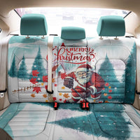 Canada Santa Playing Hockey Back Car Seat Cover - Wonder Print Shop