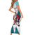 Personalized Canada Santa Playing Hockey Family Matching Short Sleeve Bodycon Dress and Hawaiian Shirt - Wonder Print Shop