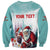 Personalized Canada Santa Playing Hockey Sweatshirt - Wonder Print Shop