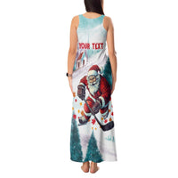 Personalized Canada Santa Playing Hockey Tank Maxi Dress - Wonder Print Shop