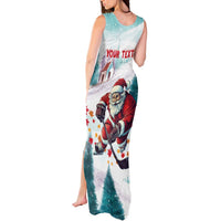 Personalized Canada Santa Playing Hockey Tank Maxi Dress - Wonder Print Shop