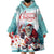 Personalized Canada Santa Playing Hockey Wearable Blanket Hoodie - Wonder Print Shop