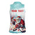 Personalized Canada Santa Playing Hockey Women Sleeveless Polo Shirt - Wonder Print Shop