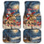 Merry Christmoose Car Mats Santa Claus Riding Moose Starry Night - Wonder Print Shop