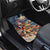 Merry Christmoose Car Mats Santa Claus Riding Moose Starry Night - Wonder Print Shop