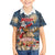 Personalized Merry Christmoose Family Matching Off Shoulder Short Dress and Hawaiian Shirt Santa Claus Riding Moose Starry Night - Wonder Print Shop