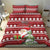 Canada Christmas Bedding Set Maple Leaf Pattern - Wonder Print Shop