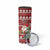 Personalized Canada Christmas Skinny Tumbler Maple Leaf Pattern - Wonder Print Shop