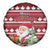 Canada Christmas Spare Tire Cover Maple Leaf Pattern - Wonder Print Shop