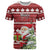 Personalized Canada Christmas T Shirt Maple Leaf Pattern - Wonder Print Shop