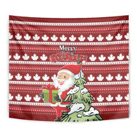 Canada Christmas Tapestry Maple Leaf Pattern - Wonder Print Shop