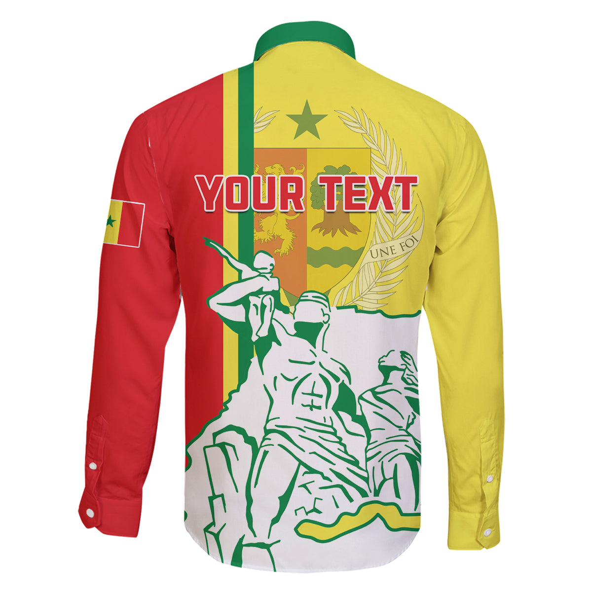 Senegal Independence Day Family Matching Long Sleeve Bodycon Dress and Hawaiian Shirt Un Peuple Un But Une Foi 64th Anniversary - Wonder Print Shop