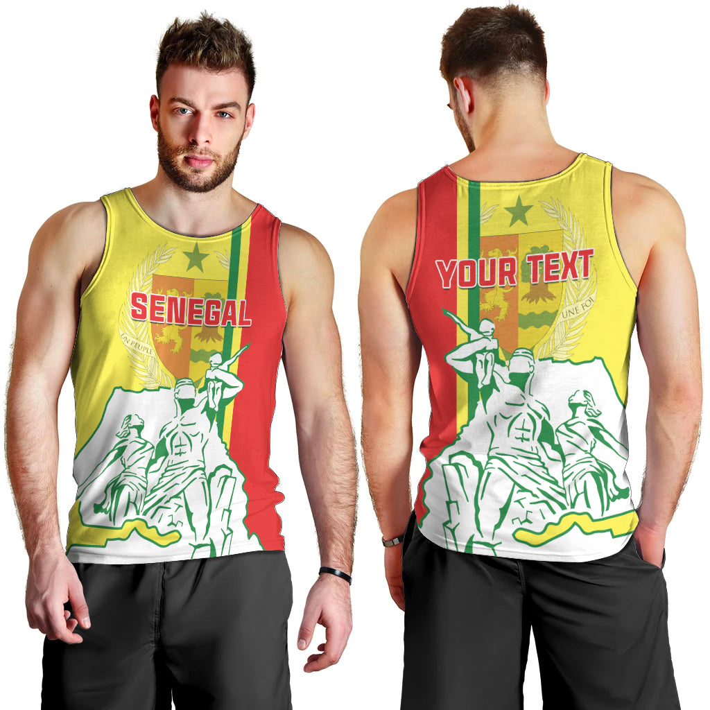 Senegal Independence Day Men Tank Top Un Peuple Un But Une Foi 64th Anniversary - Wonder Print Shop