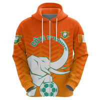 Ivory Coast Football Hoodie Go Les Elephants - Wonder Print Shop