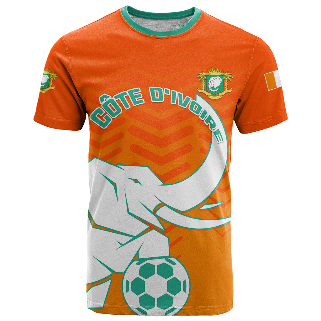 Ivory Coast Football T Shirt Go Les Elephants - Wonder Print Shop