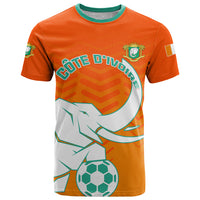 Ivory Coast Football T Shirt Go Les Elephants - Wonder Print Shop