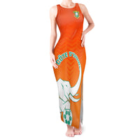 Ivory Coast Football Tank Maxi Dress Go Les Elephants - Wonder Print Shop