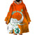 Ivory Coast Football Wearable Blanket Hoodie Go Les Elephants - Wonder Print Shop