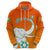 Ivory Coast Football Zip Hoodie Go Les Elephants - Wonder Print Shop