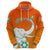 Ivory Coast Football Zip Hoodie Go Les Elephants - Wonder Print Shop