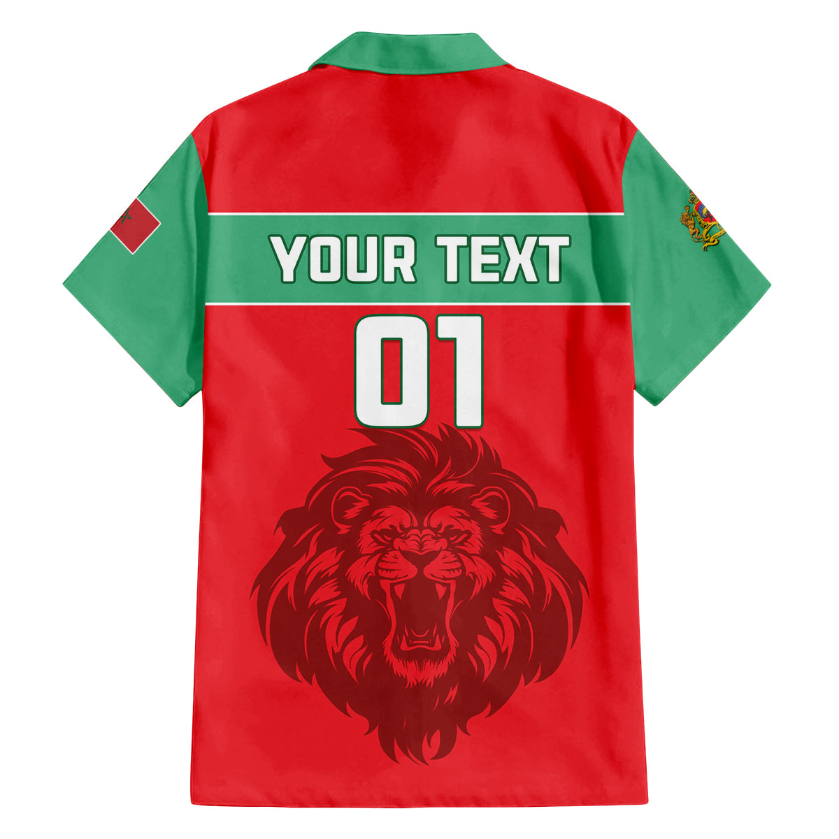 Morocco Football Family Matching Long Sleeve Bodycon Dress and Hawaiian Shirt Go The Atlas Lions - Wonder Print Shop