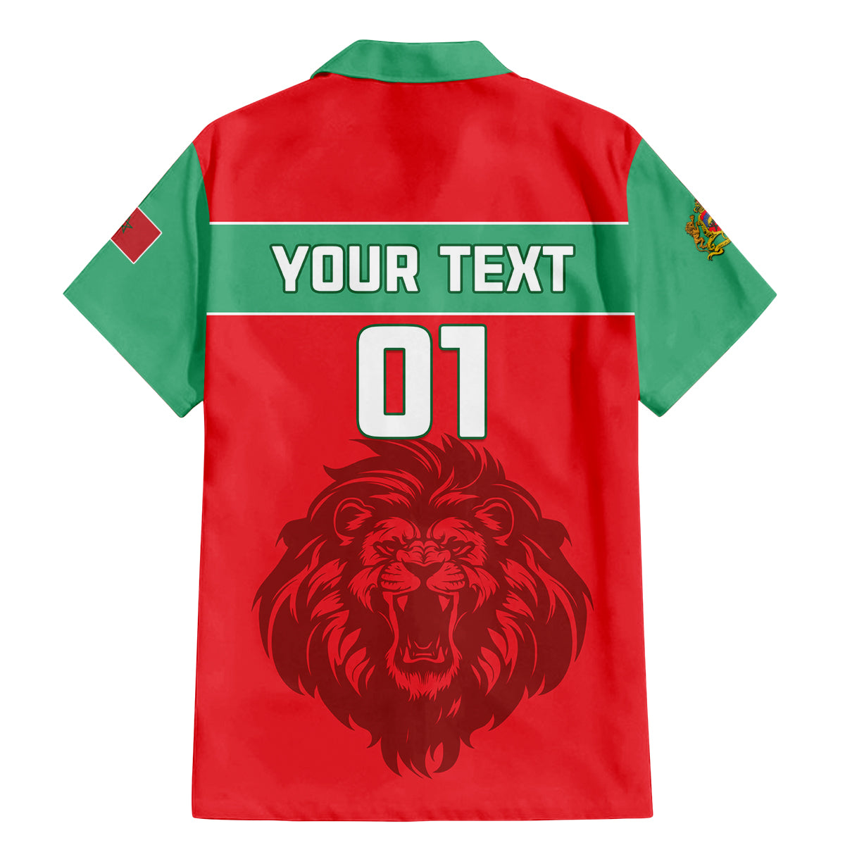 Morocco Football Family Matching Mermaid Dress and Hawaiian Shirt Go The Atlas Lions - Wonder Print Shop