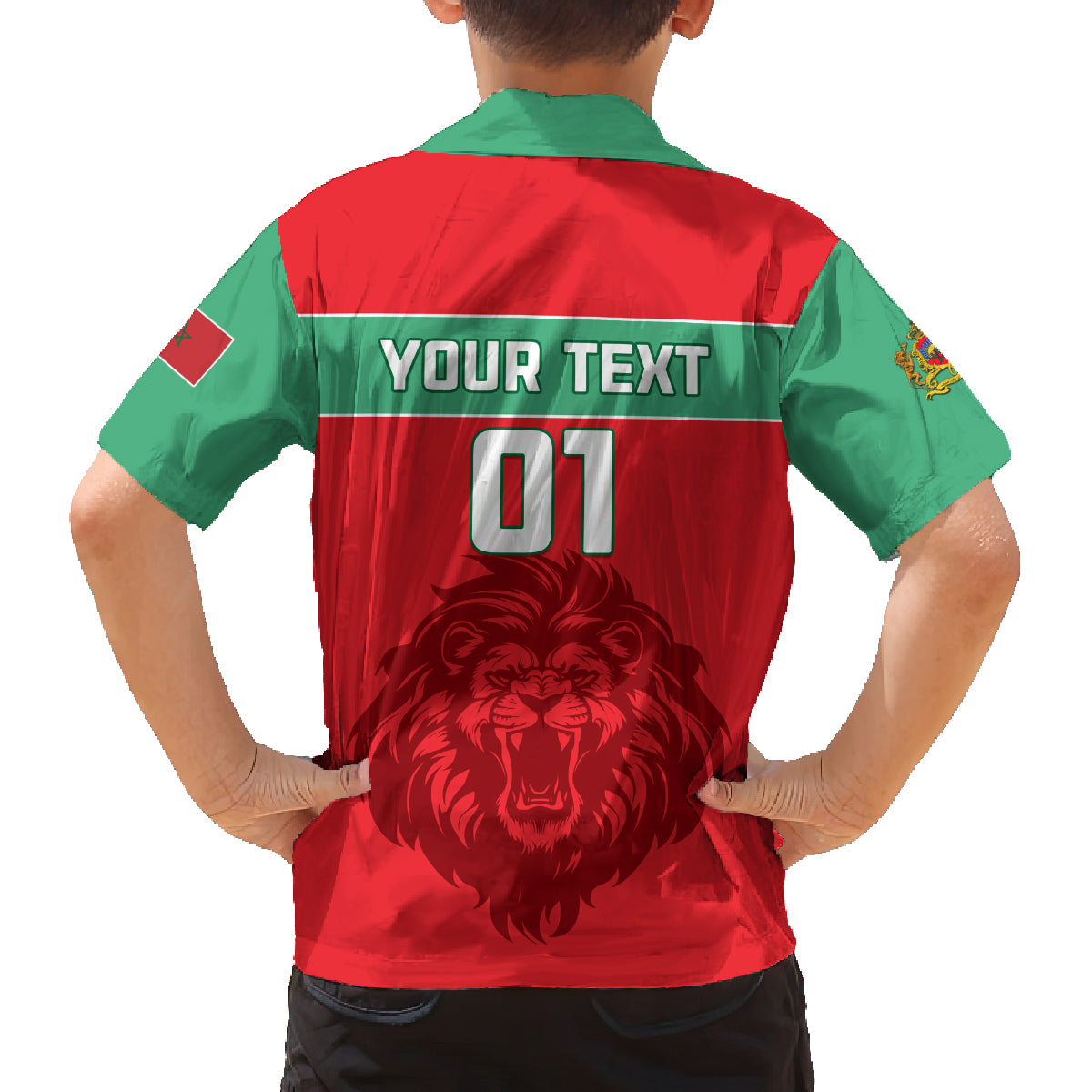 Morocco Football Family Matching Tank Maxi Dress and Hawaiian Shirt Go The Atlas Lions - Wonder Print Shop