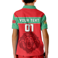 Morocco Football Kid Polo Shirt Go The Atlas Lions - Wonder Print Shop