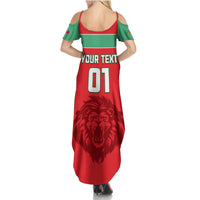 Morocco Football Summer Maxi Dress Go The Atlas Lions - Wonder Print Shop