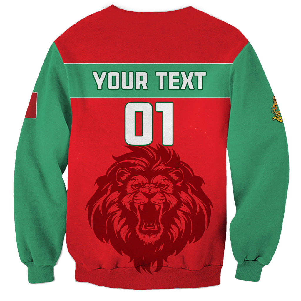 Morocco Football Sweatshirt Go The Atlas Lions - Wonder Print Shop