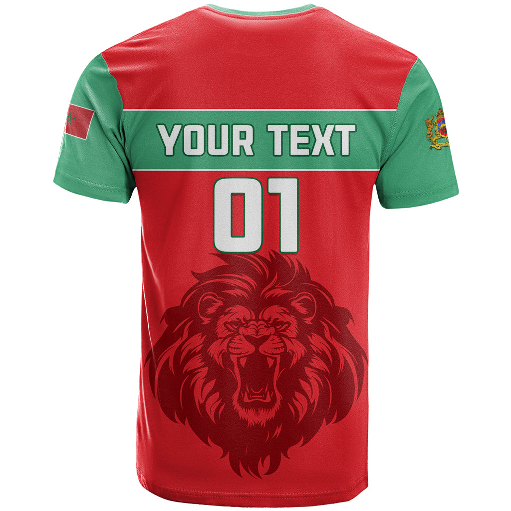 Morocco Football T Shirt Go The Atlas Lions - Wonder Print Shop