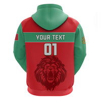 Morocco Football Zip Hoodie Go The Atlas Lions - Wonder Print Shop