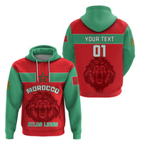 Morocco Football Zip Hoodie Go The Atlas Lions - Wonder Print Shop