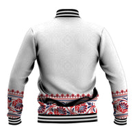 Panama Pollera Traditional Pattern Baseball Jacket