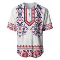 Panama Pollera Traditional Pattern Baseball Jersey